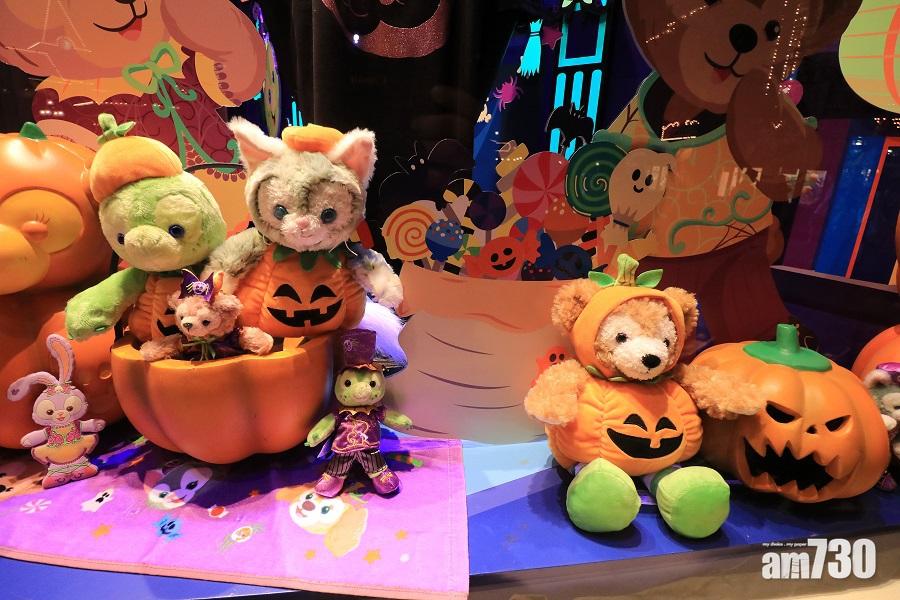 南瓜裝Duffy與好友毛公仔