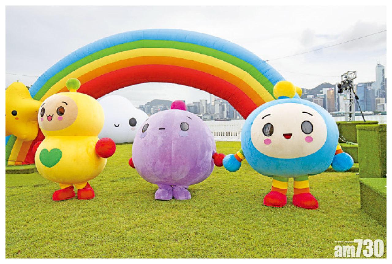 3個角色Peanut Butter、Jelly、Hug Bug會不時驚喜現身。(旅發局提供)