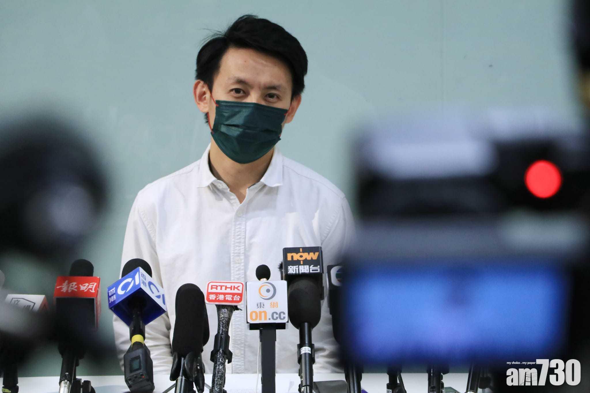 羅健熙表示,有意參選者將交由中委會處理。(林俊源攝)