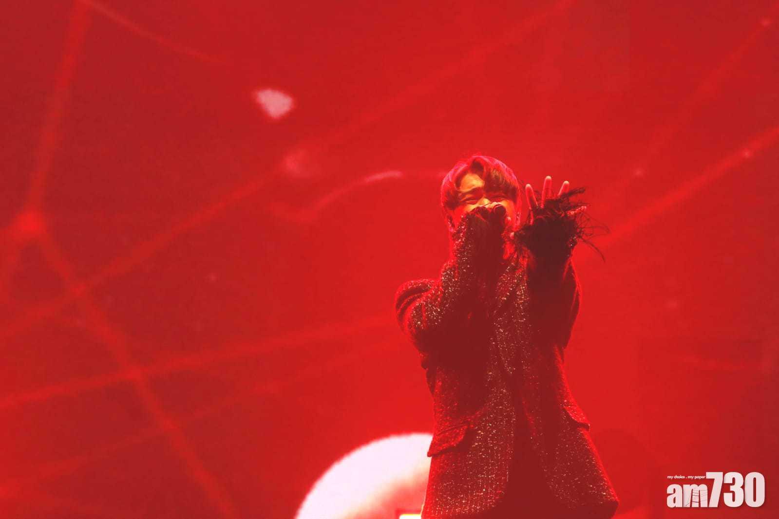 Jer未受氣管敏感影響演出。(林俊源攝)