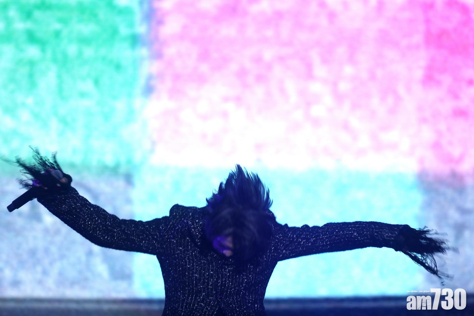 Jer唱《狂人日記》台型十足,揮灑自如。(林俊源攝)