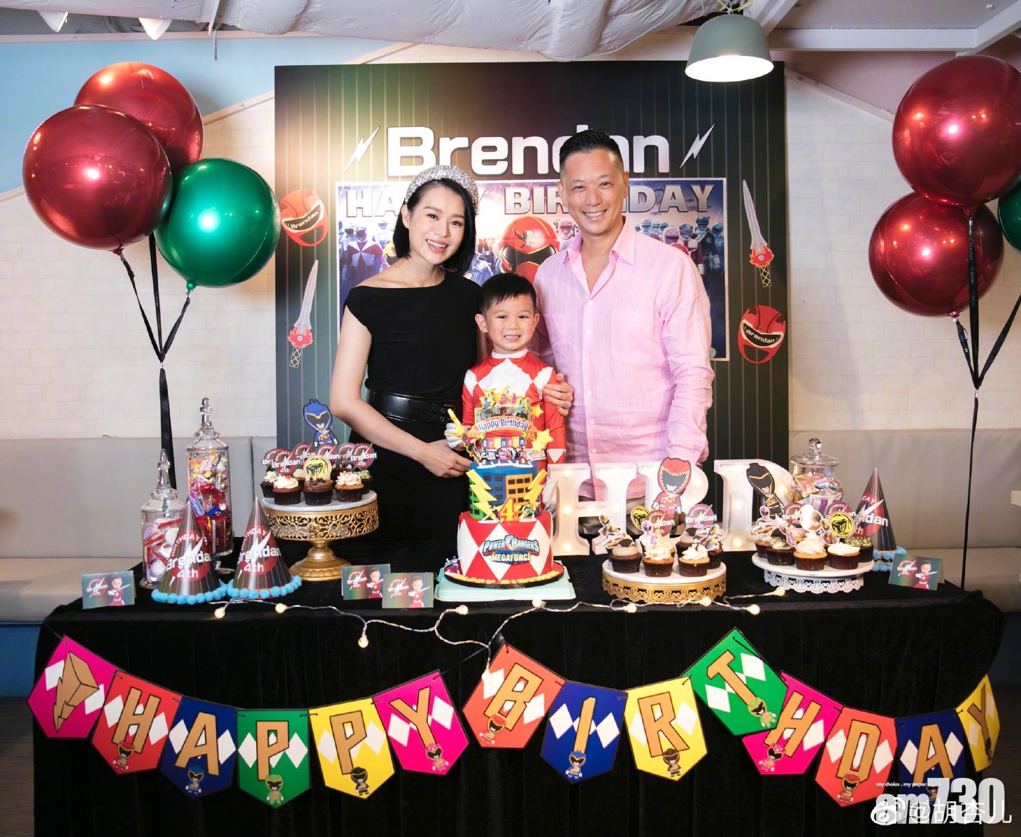 胡杏兒與李乘德的大仔4歲啦!