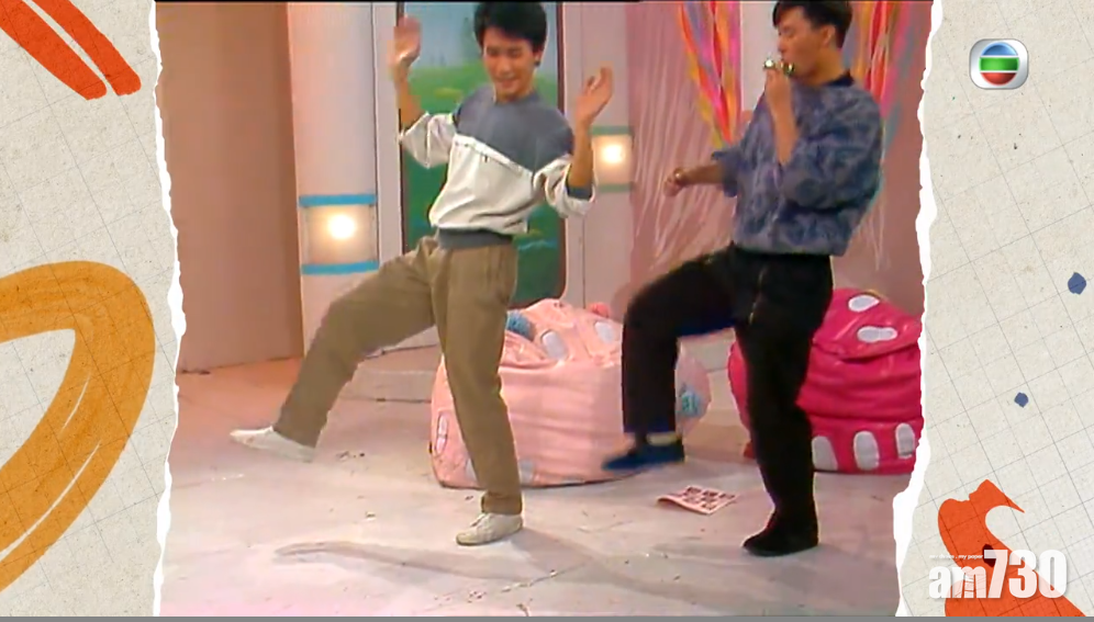 張國強盛讚偉仔有跳舞天份。