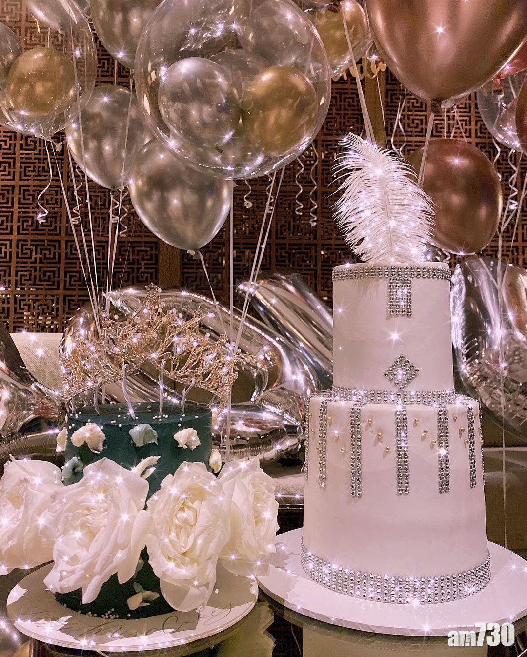 蛋糕也非常漂亮。