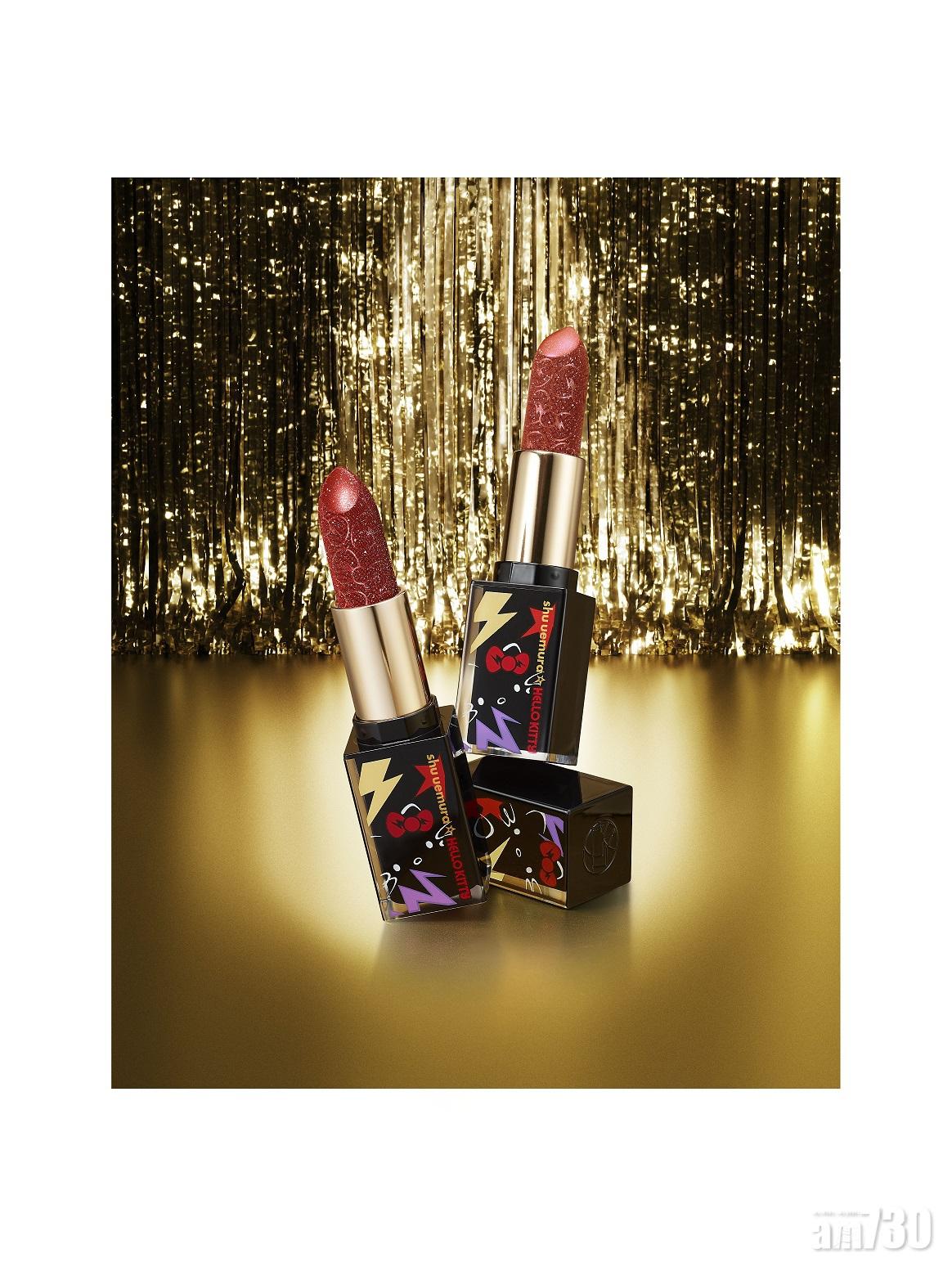 disco glitz 無色限唇膏 $255/2色
唇膏帶有閃爍的耀目光澤,色調可選ruby sparkler閃耀紅寶石色,凸顯大膽魅力;或以dazzling nude耀眼裸色塑造閃亮效果。