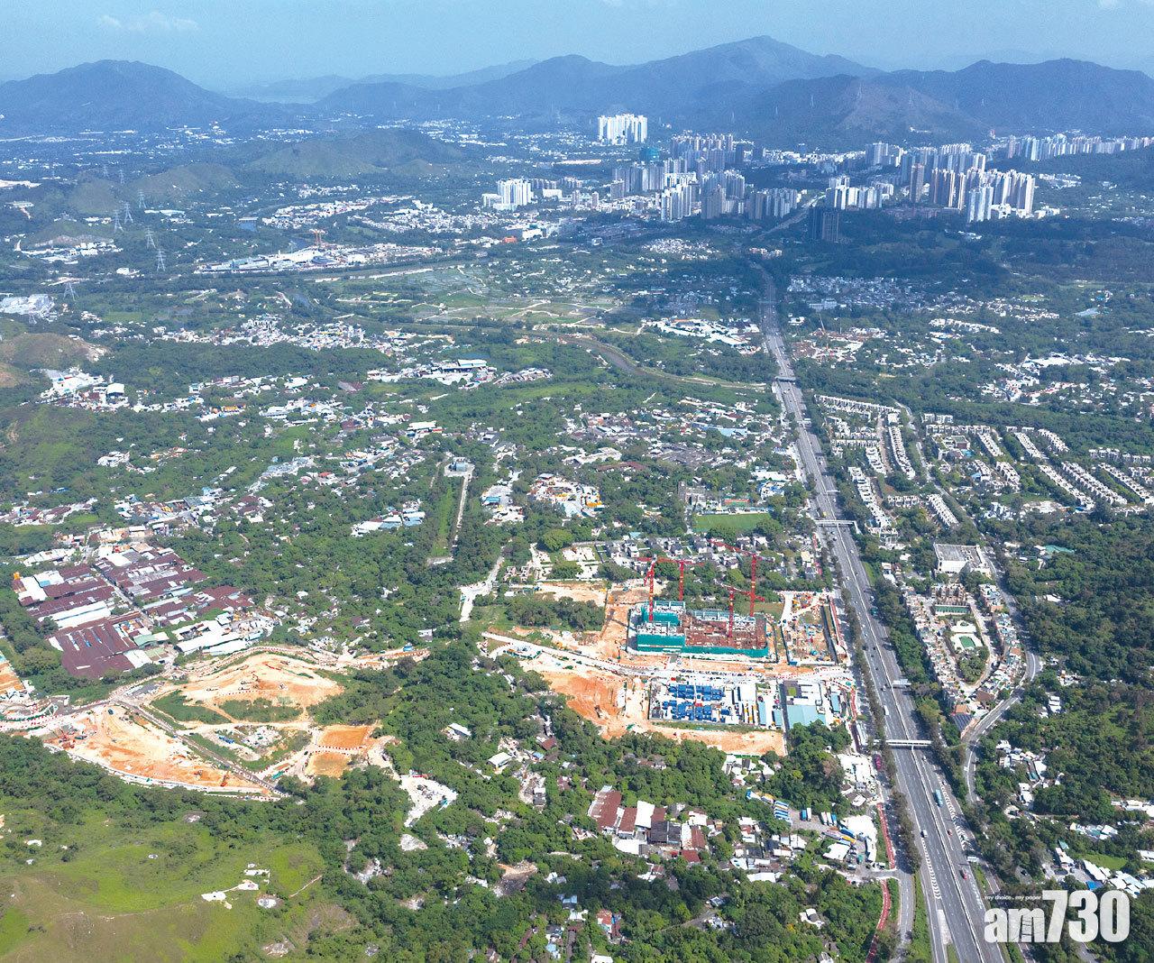 北環綫古洞站日後或再向東延伸。(陳奕釗攝)