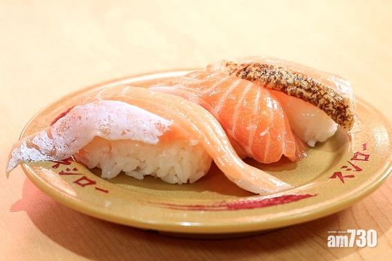 三文魚三味 $22
(三文魚腩、厚切三文魚、炙燒三文魚腩)