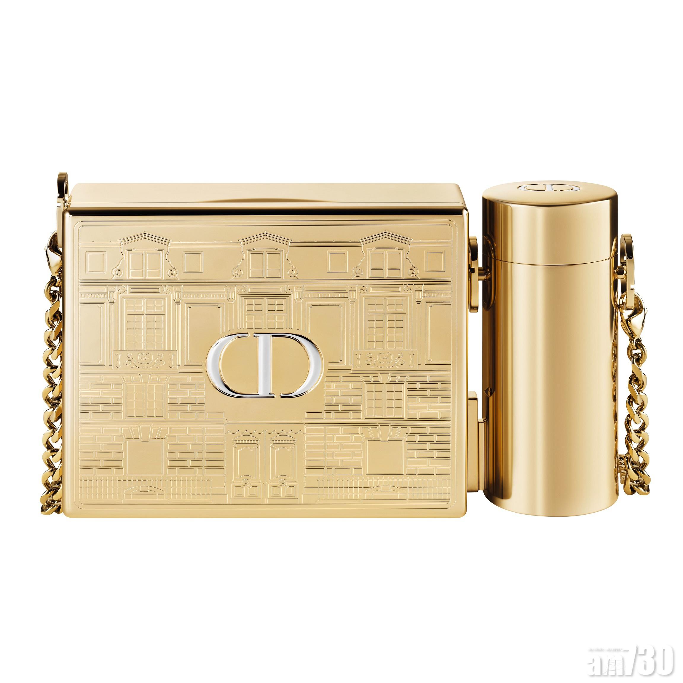 盒面細緻地鐫上蒙田大道30號的外牆。