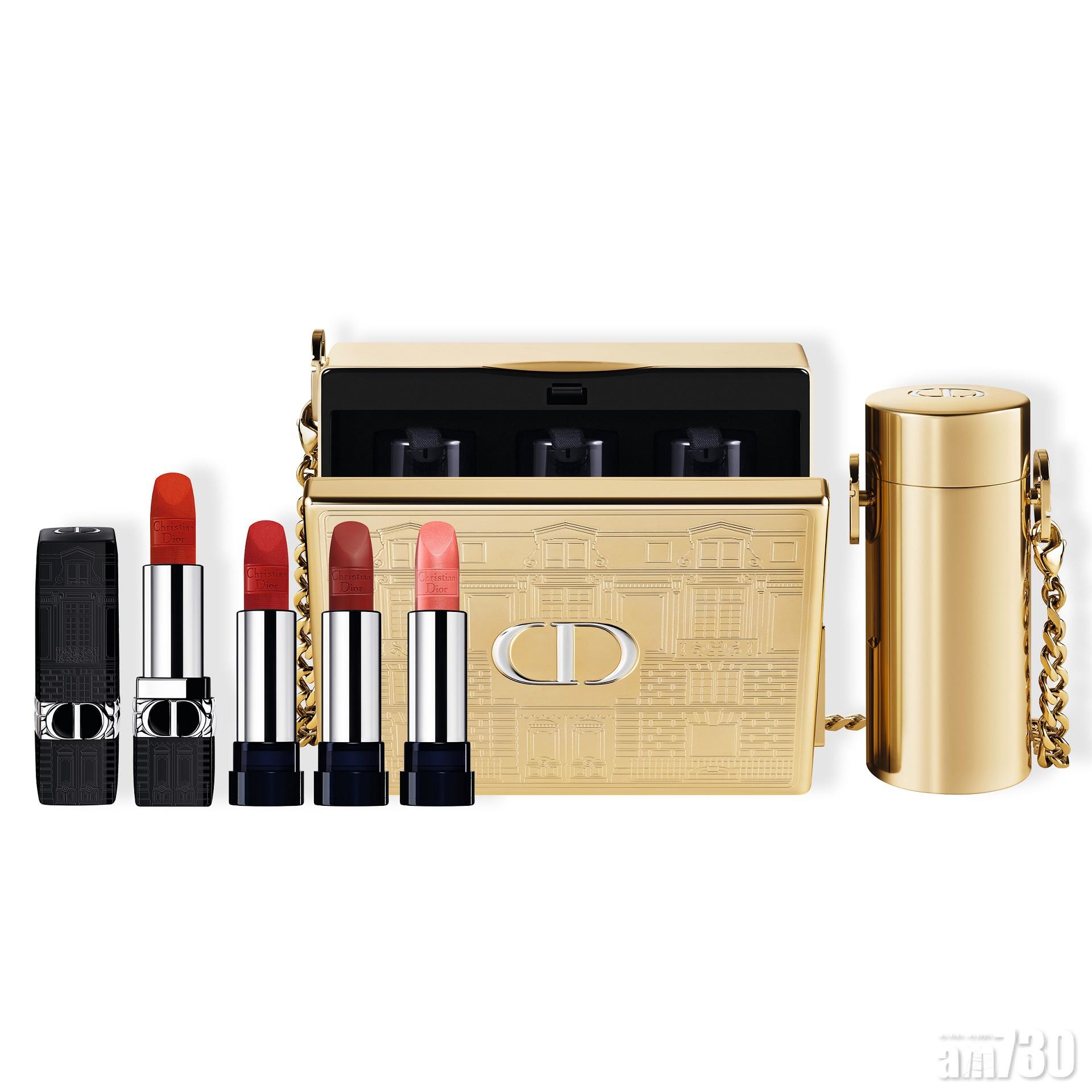 晚宴包內有1支經典傲姿唇膏及3款唇膏補充裝。