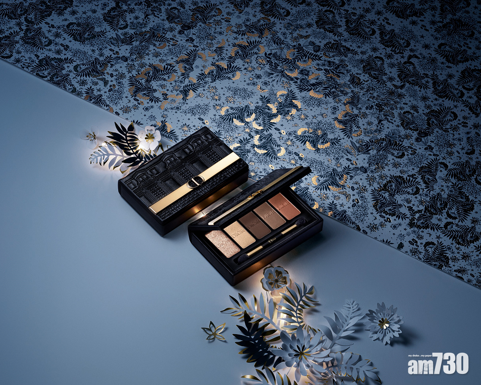 聖誕珍藏版眼妝組合的顏色大路百搭,同樣值得推介,綴上金色「CD」標誌,為彩妝盒加添精緻氣息。$600