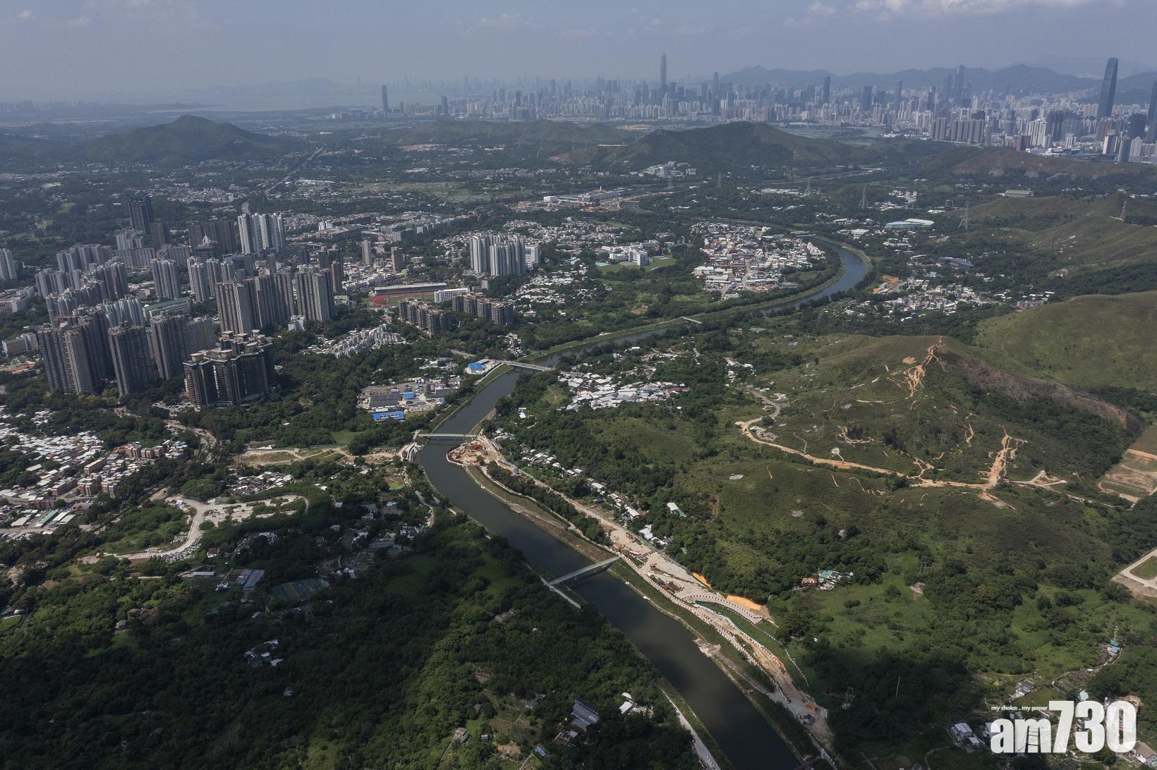 北部都會區涵蓋粉嶺一帶。(資料圖片)