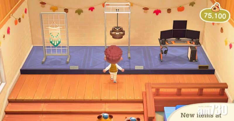 狸克商店及Nook哩數可以換購更多新家具!