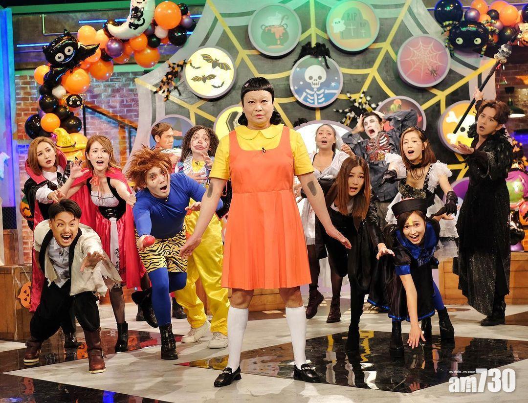 阮兆祥這個造型看來比黃夏蕙更得人驚。