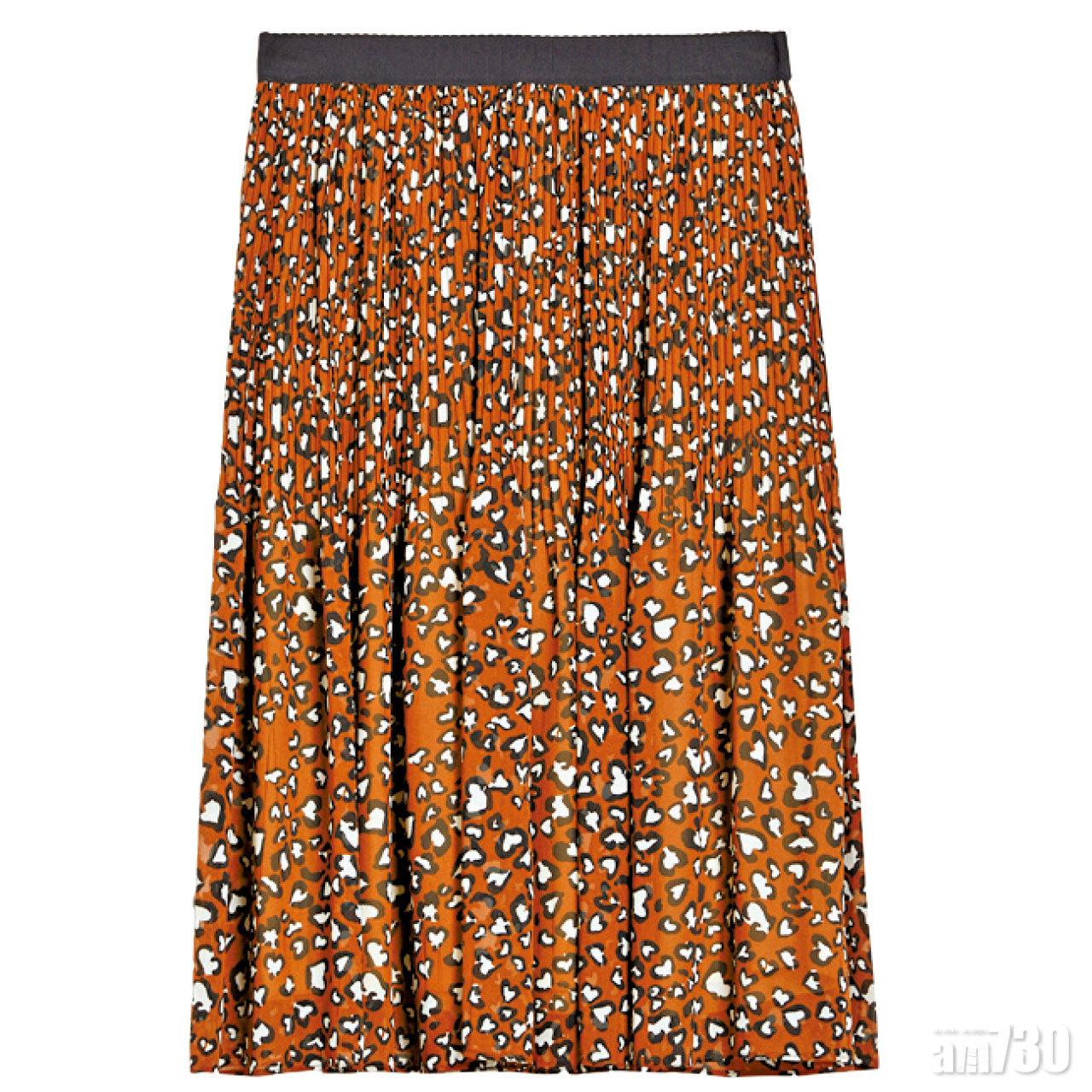 啡色animal print skirt $2,380(C)