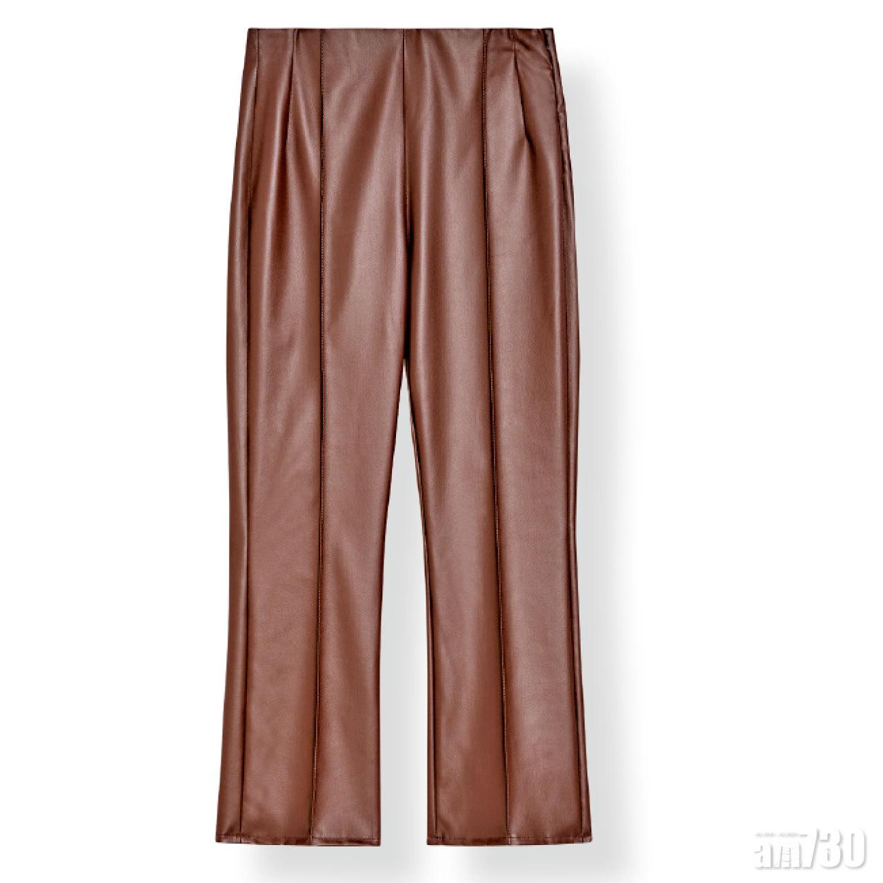 啡色闊亮面pants $1,680(E)