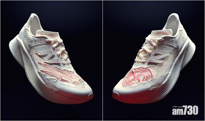 鞋面以3D 針織製成。