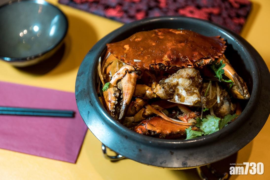 天府銀絲蟹煲(HK$468)