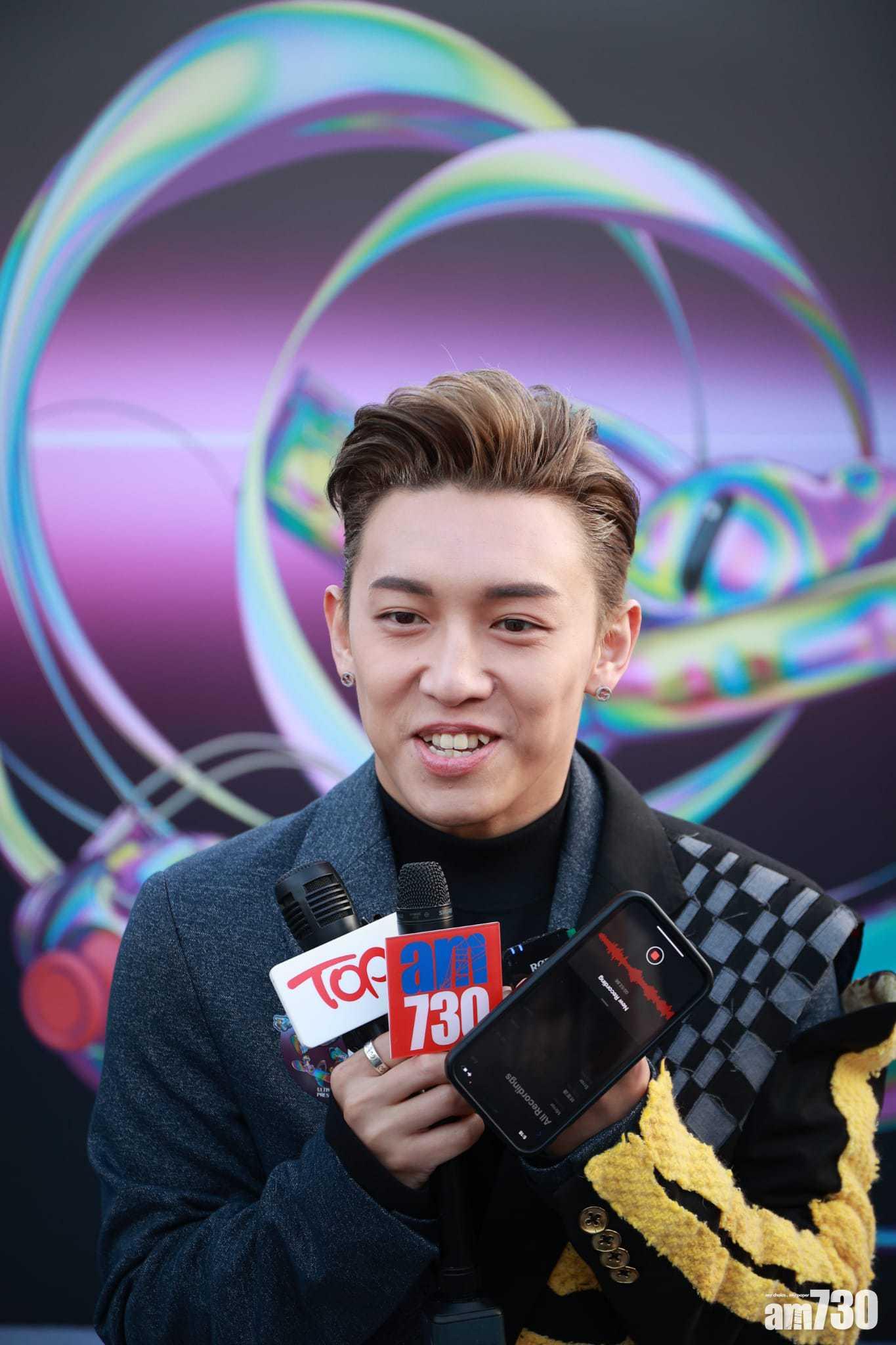 MC直言最大對手是Edan。(莊振邦攝)