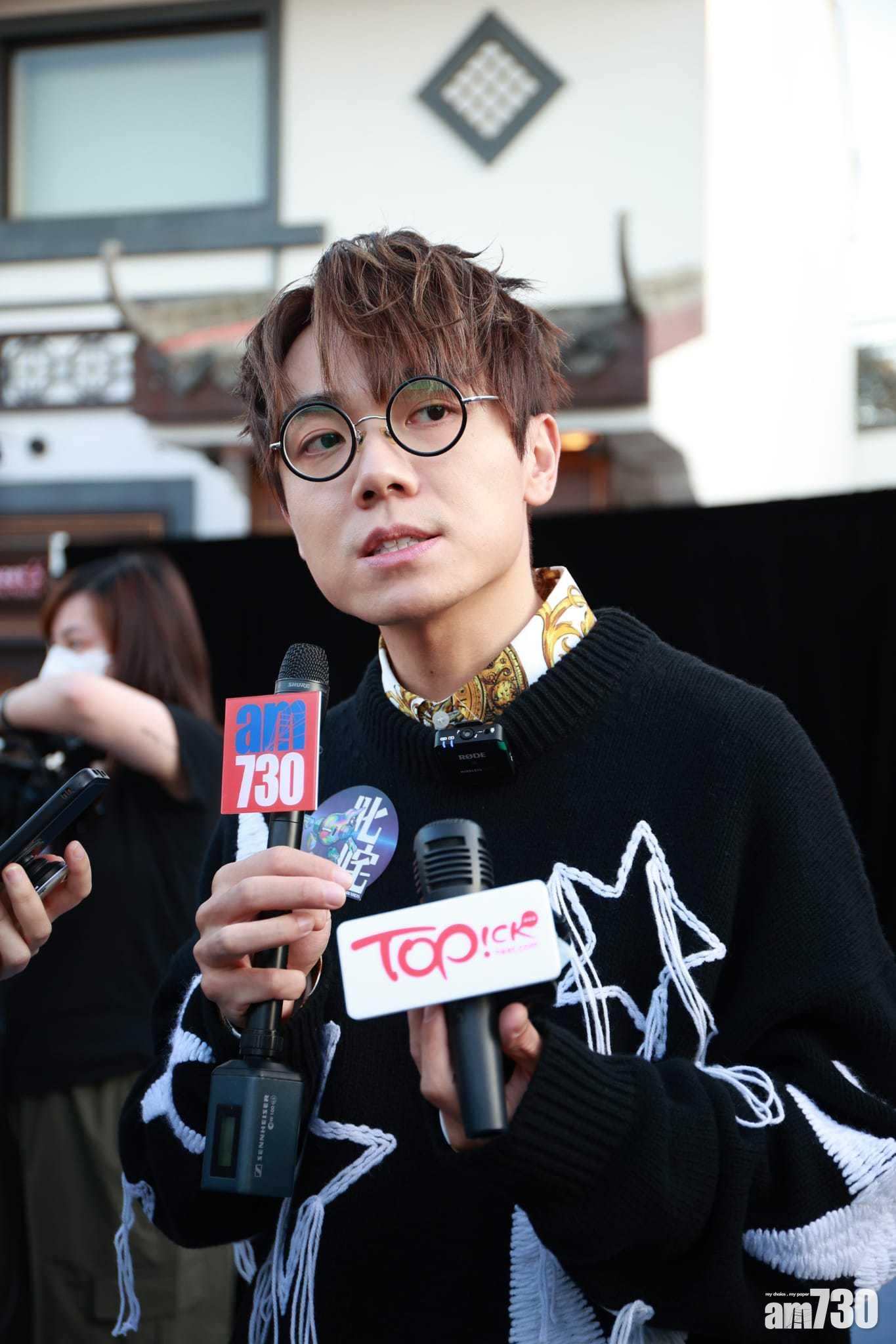 林家謙對作曲人獎有信心。(莊振邦攝)