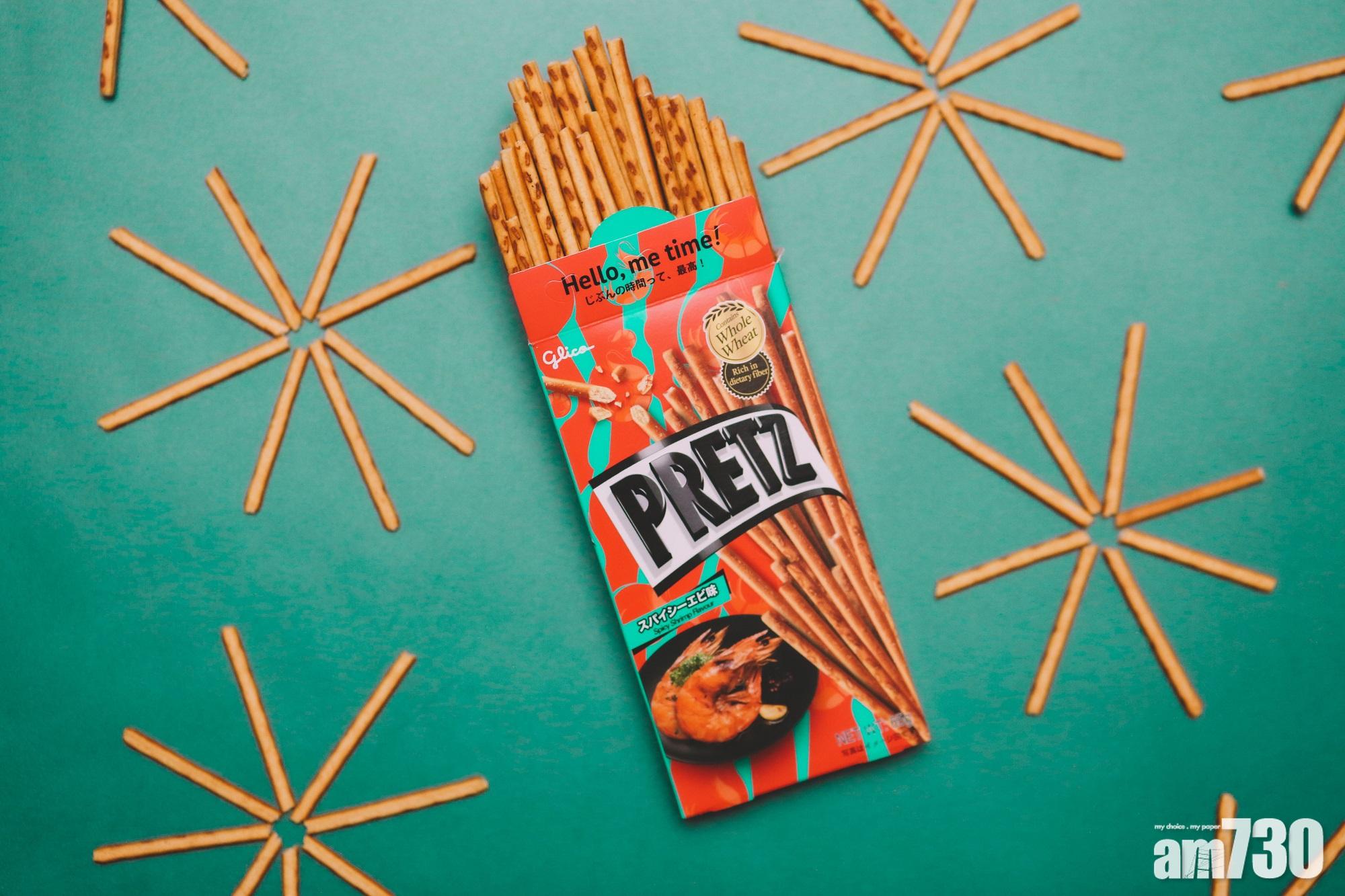 固力果百力滋香辣大蝦味餅乾條