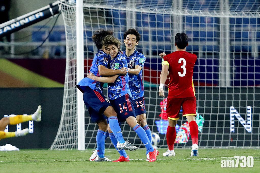 日本僅以1球小勝越南。(美聯社)