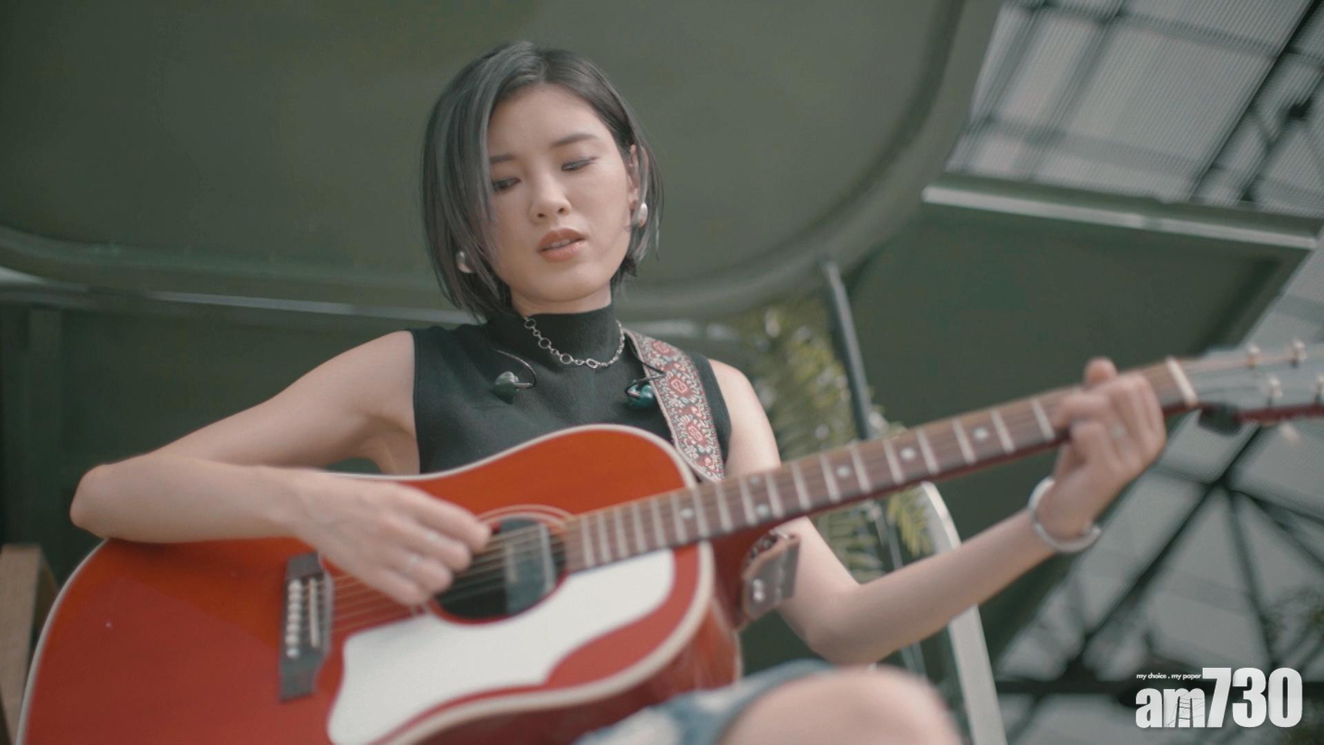 陳蕾為追尋音樂夢獨自留港工作。