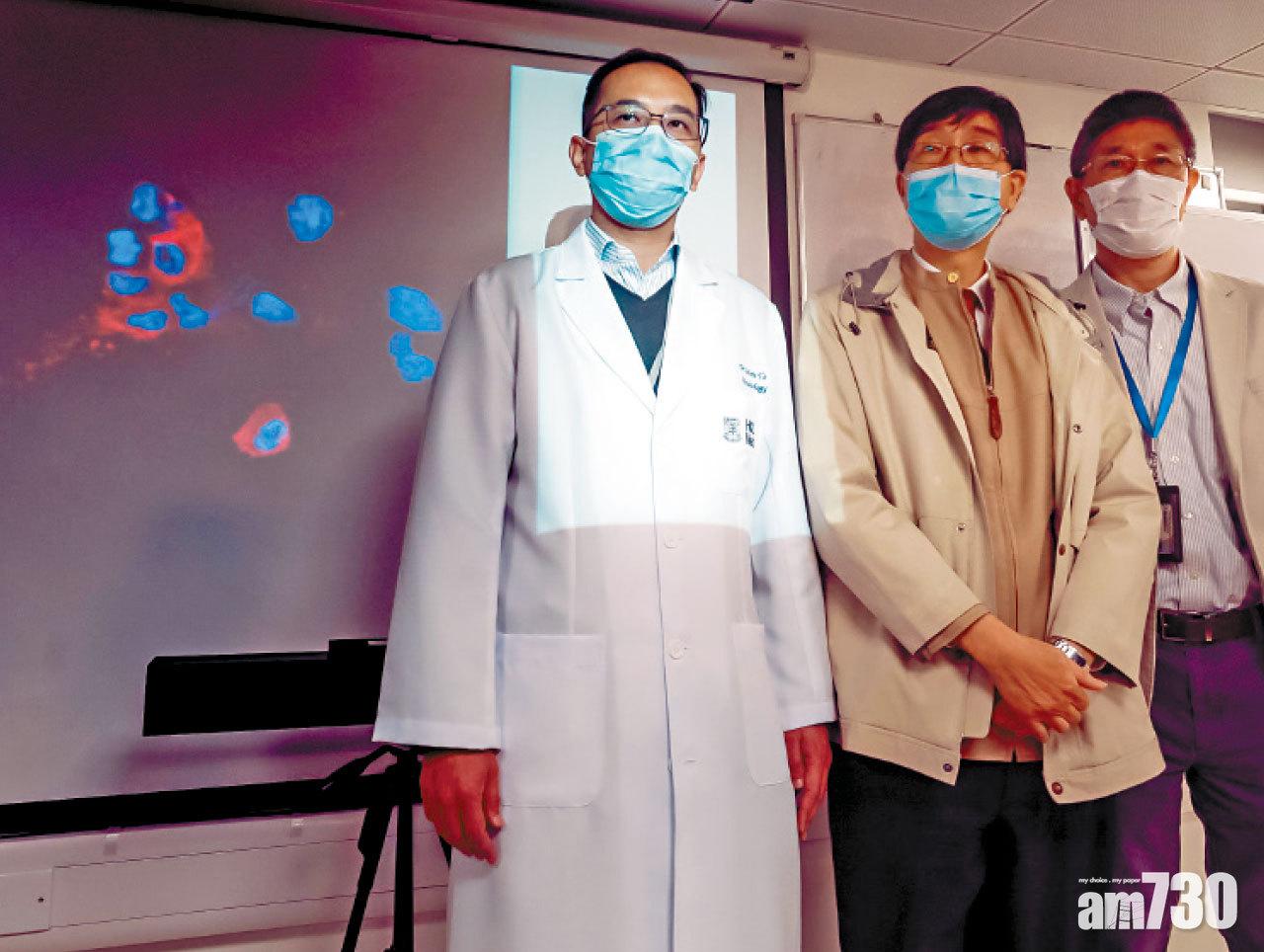 (左起)團隊負責專家杜啟泓、袁國勇和陳鴻霖。(莊振邦攝)