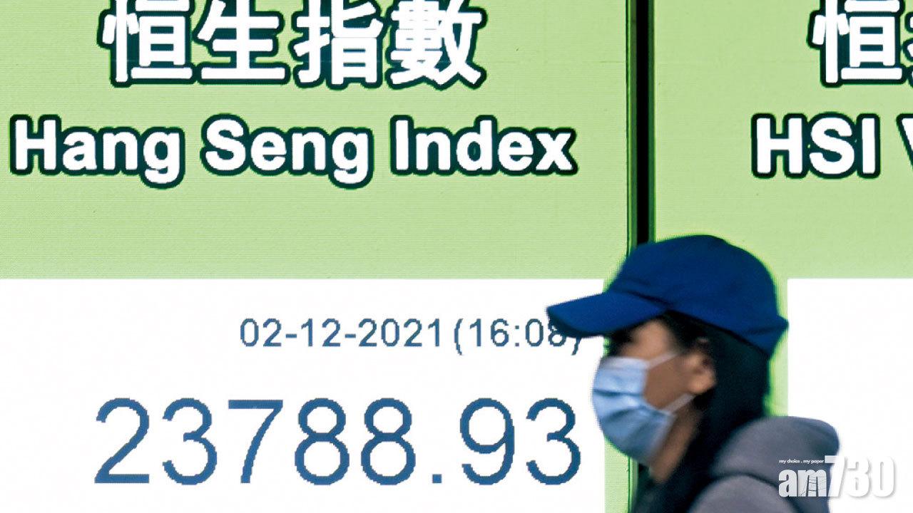 大市昨沽空率高至16%。(中新社)