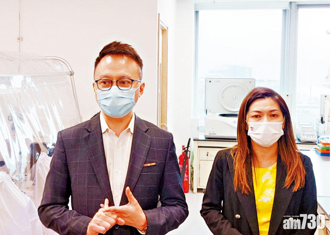 陳家亮(左)及黃秀娟(右)。