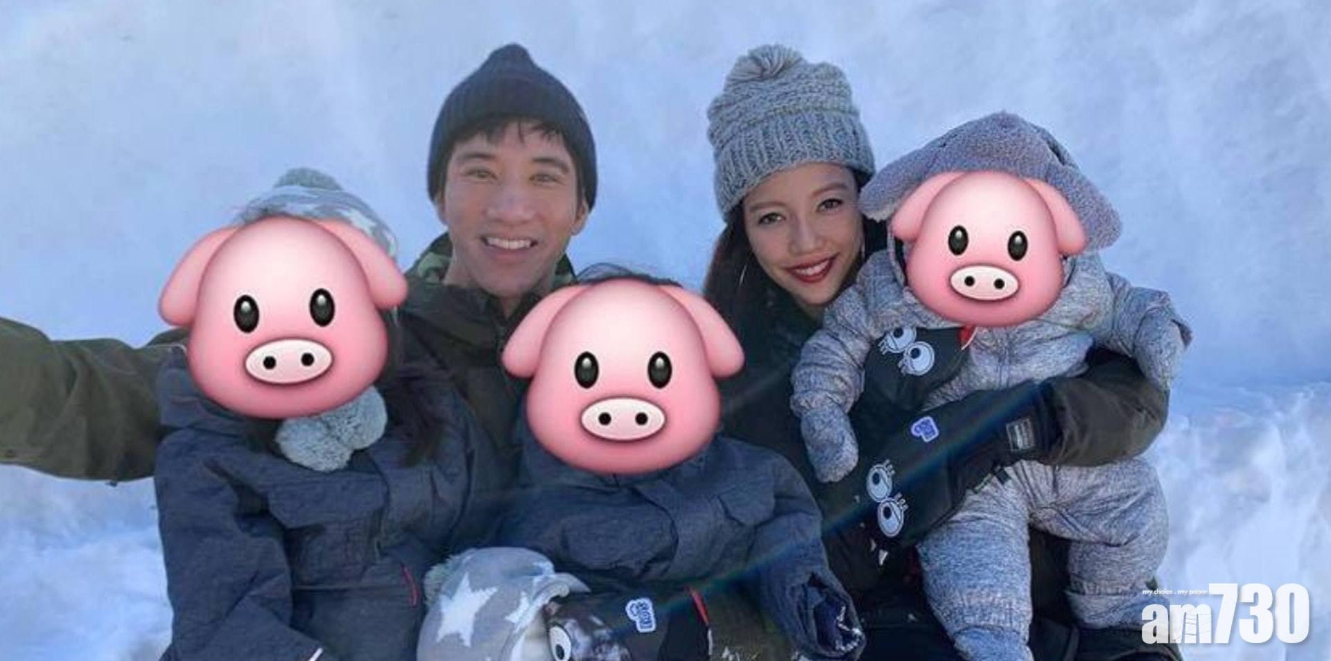 王力宏與李靚蕾育有三位小朋友。