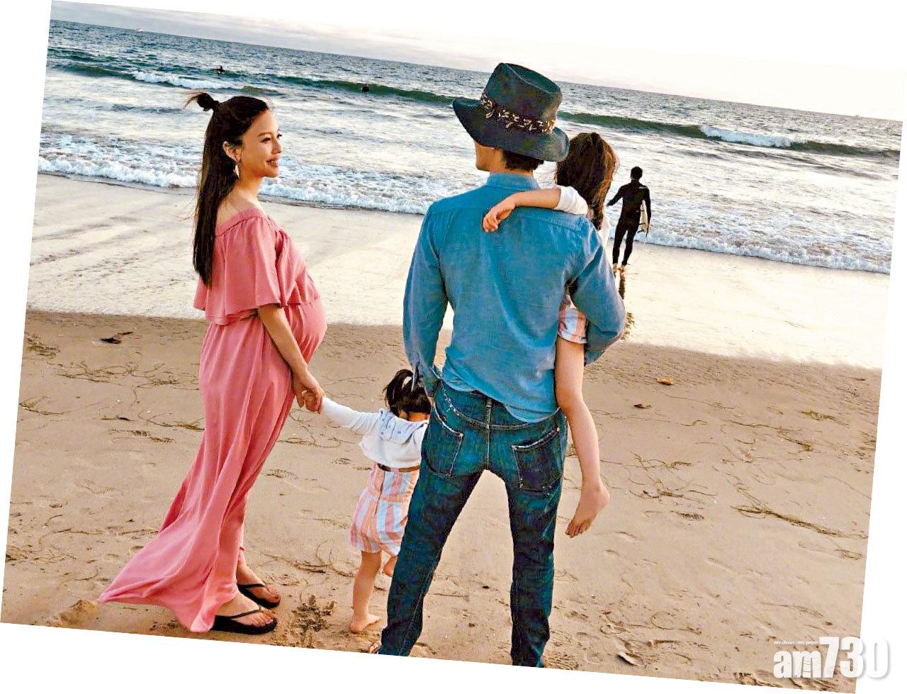 王力宏、李靚蕾過去不時上載一家合照。