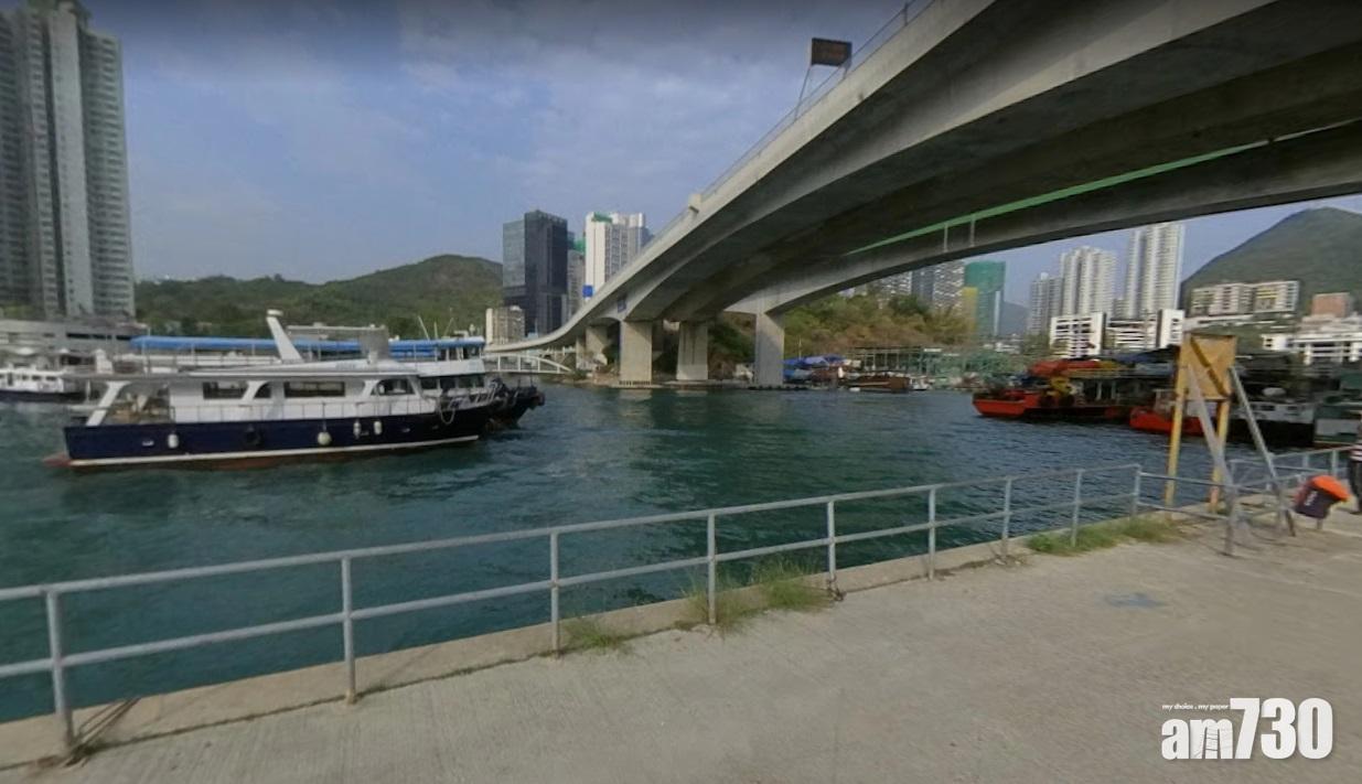 一名中年男子早上在鴨脷洲大橋墮海,送院後不治。圖為鴨脷洲大橋。(網上截圖)
