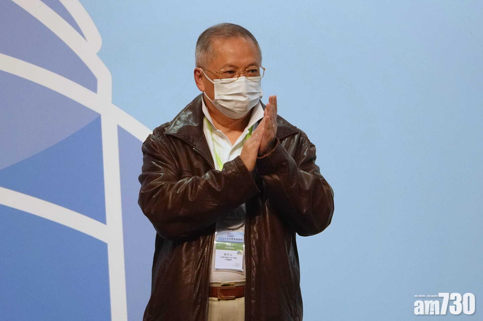 張宇人成功當選。(陳奕釗攝)