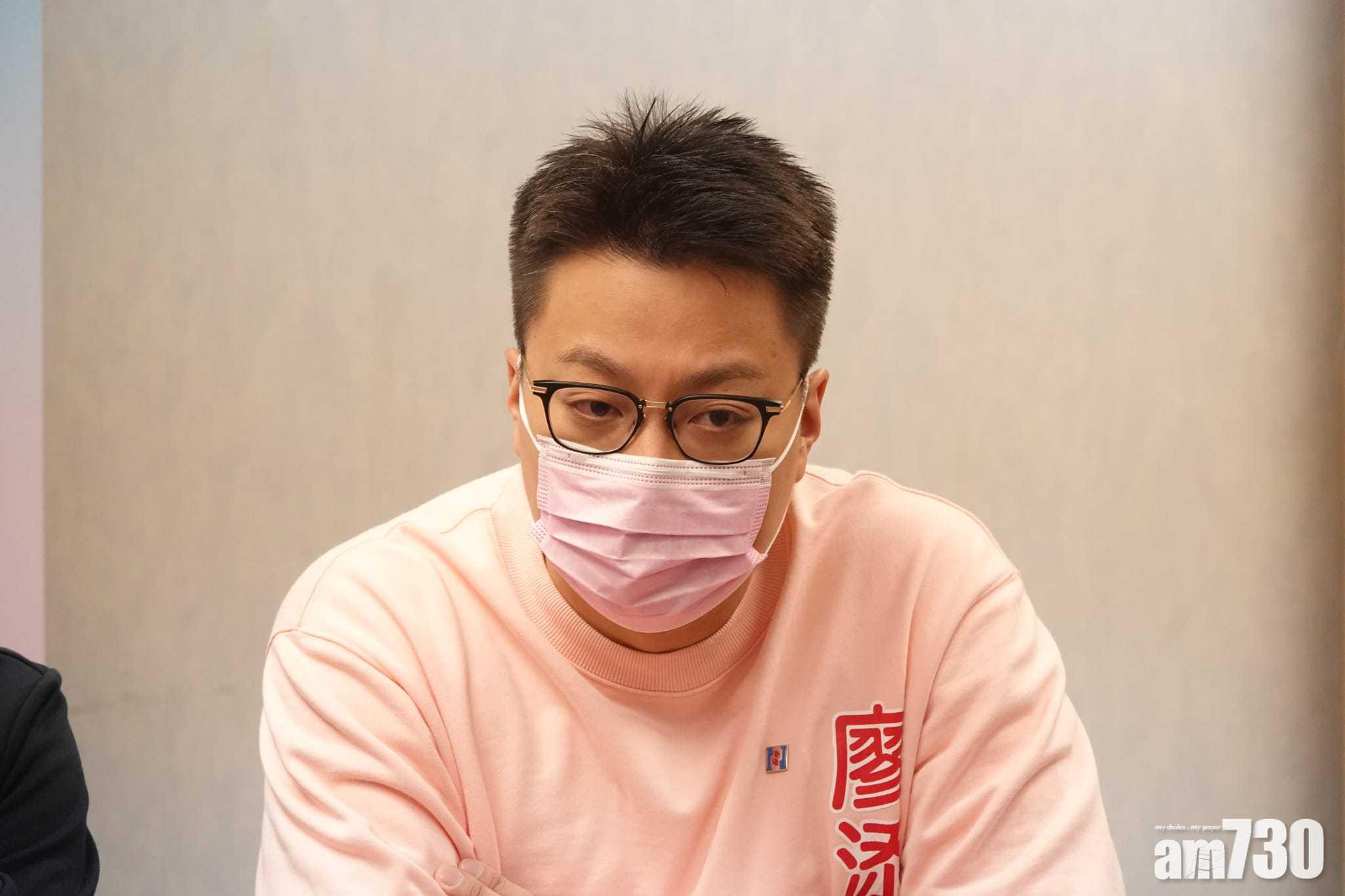 唯一落敗的廖添誠向支持者致謝,並期望下次取得更好成績。(陳奕釗攝)