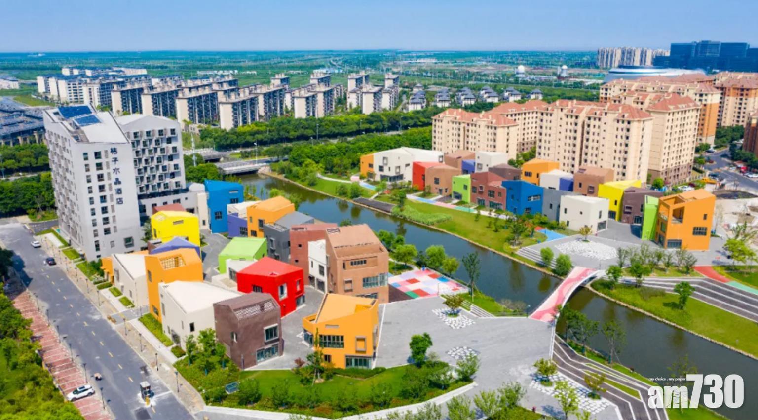 上海臨港歐景小鎮。(互聯網)