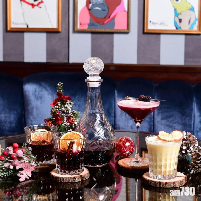 傳統聖誕必備的J’s Mulled Wine、Joy To The World和J’s Calvados Eggnog,每位只需消費$500或以上就能與三五知己舉杯慶祝、歡渡佳節。