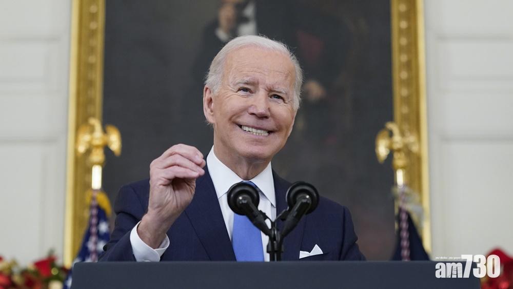 拜登再籲民眾接種新冠疫苗,排除再實施全面封鎖措施。(AP)