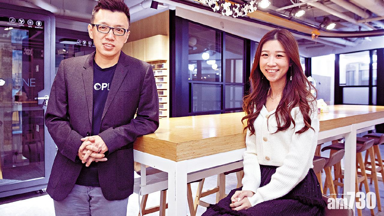 左起:韋百濤、Jess。(蘇文傑攝)