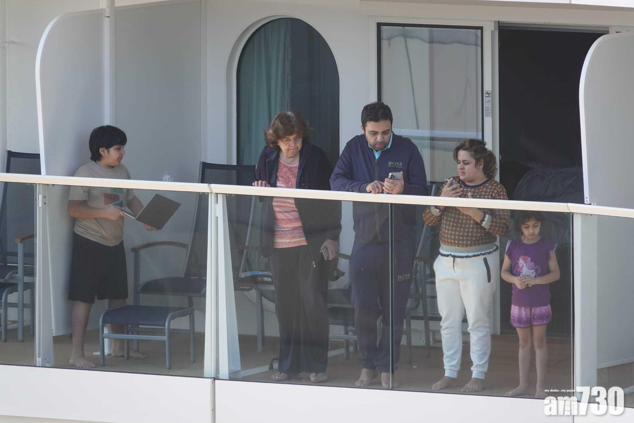 海洋光譜號今早已返回啟德郵輪碼頭。(陳奕釗攝)