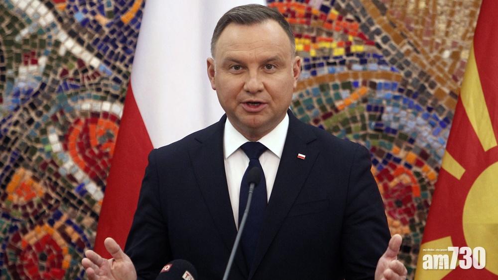 波蘭總統杜達再度感染新冠肺炎,已打三針疫苗。(AP)