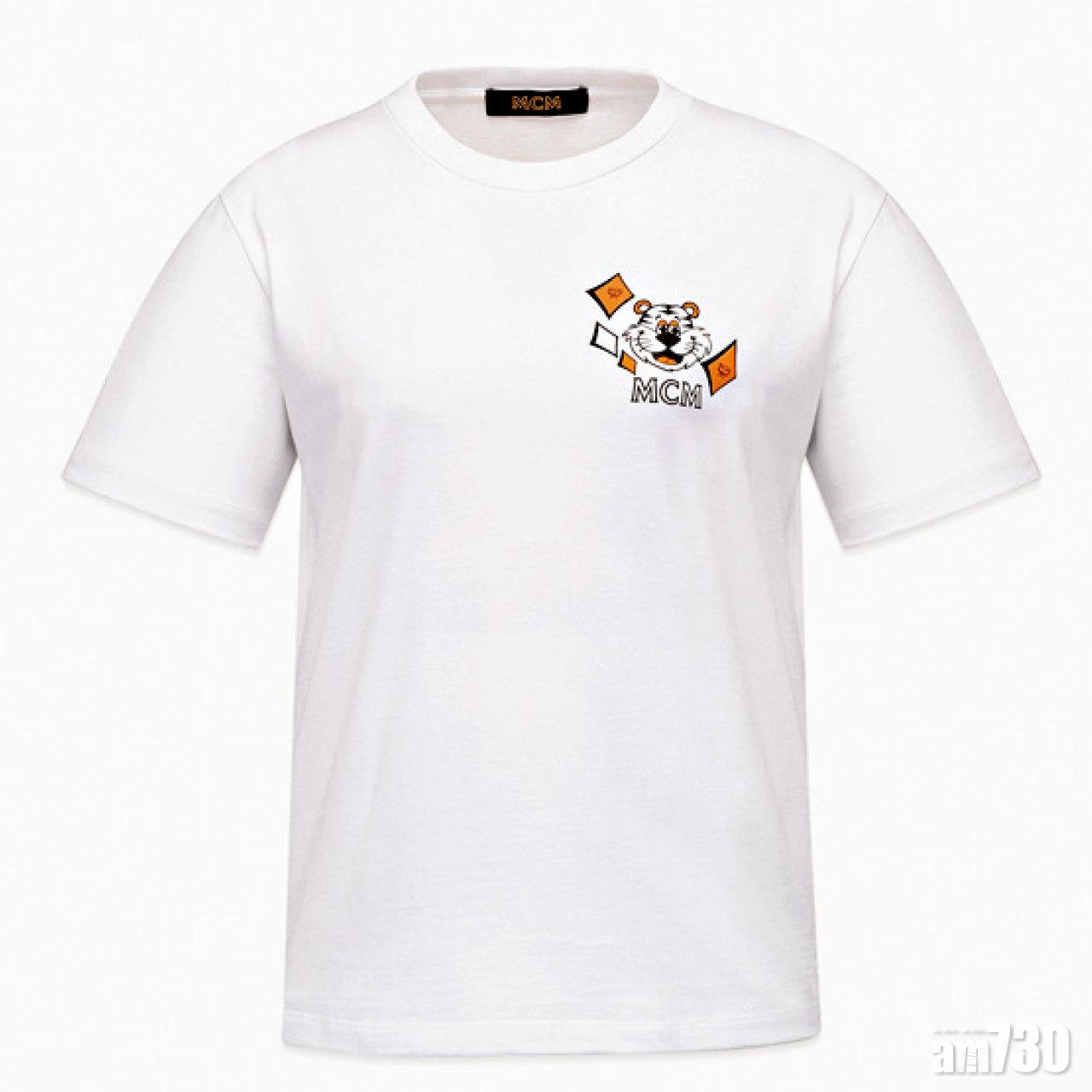 MCM●女裝有機棉印花T恤$1,900。
