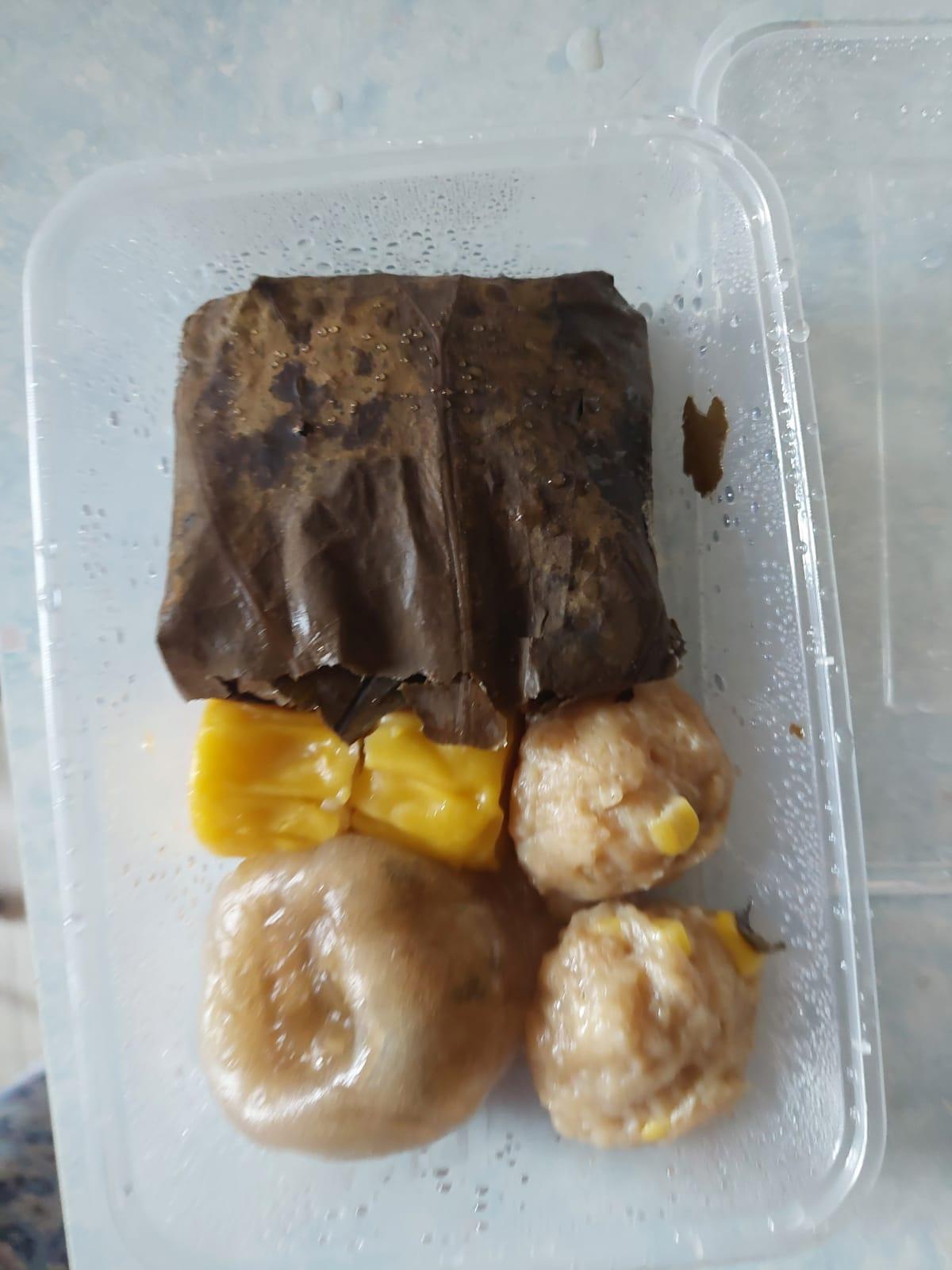 早餐有蒸點心。