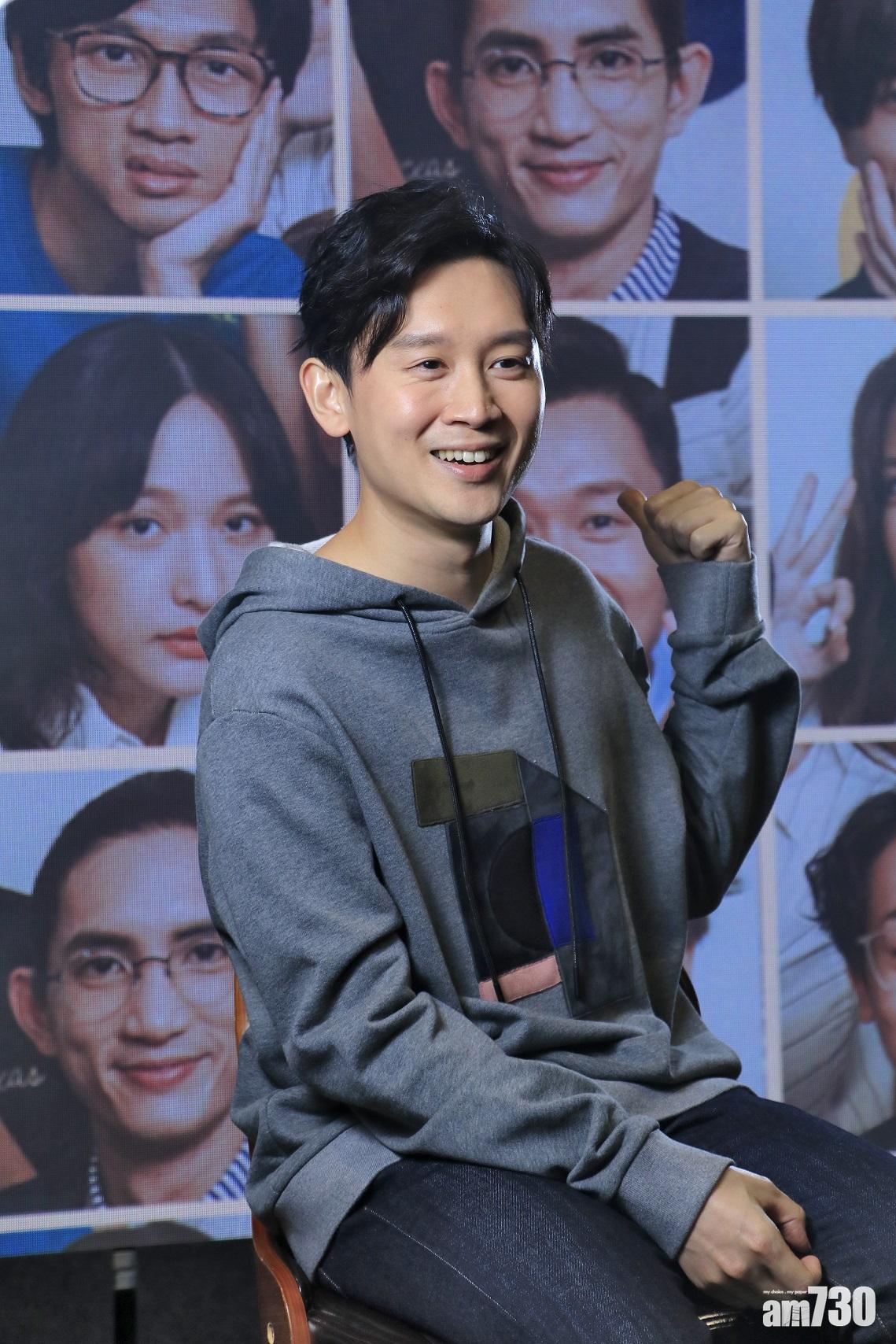 小龍笑言,想到母親睇電視看到兒子的情景,感覺很神奇。(林俊源攝)