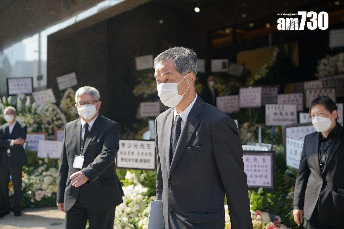 全國政協副主席、前行政長官梁振英。(李睿哲攝)