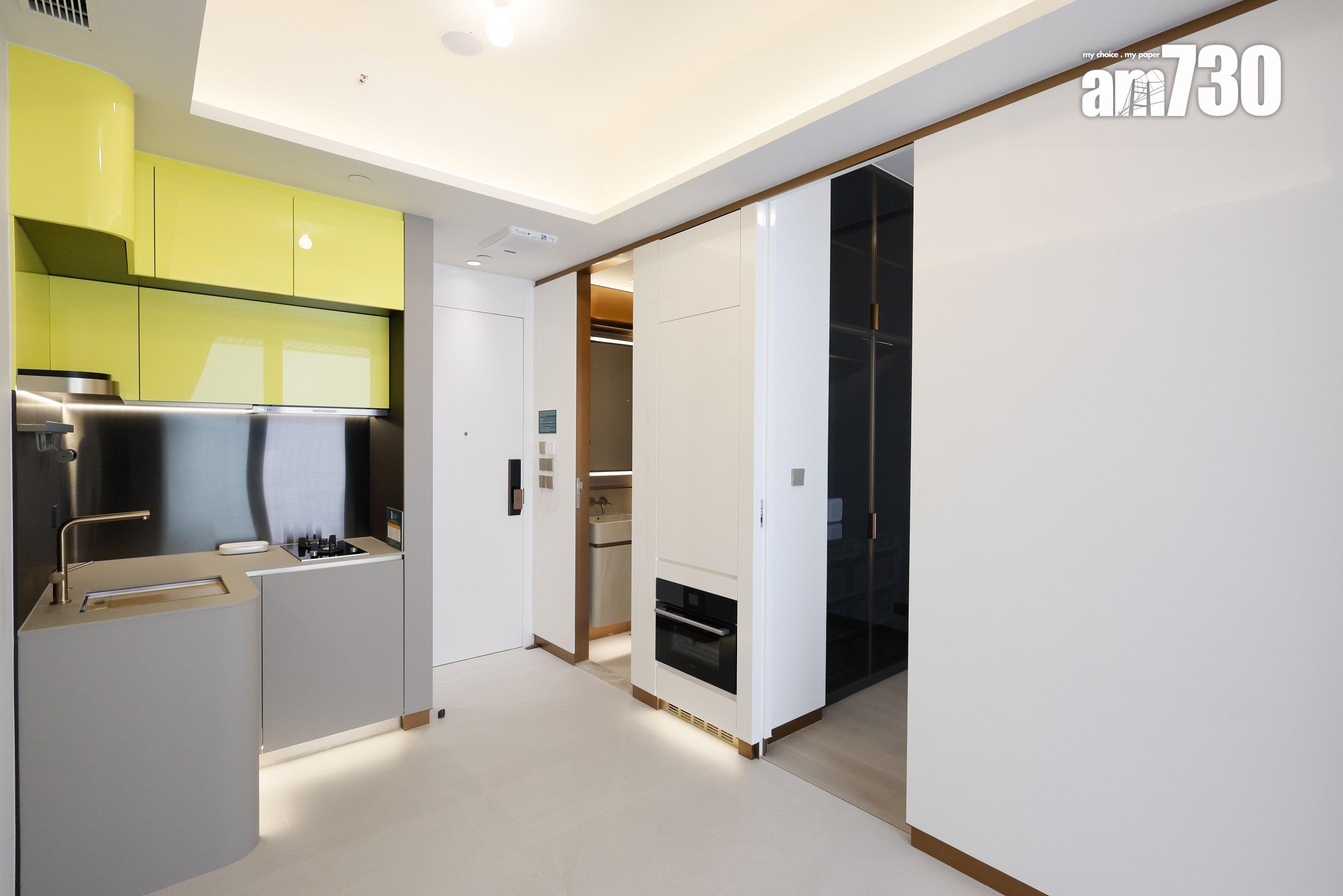 紅磡新盤|必嘉坊.迎匯270方呎一房示位 開放式廚房充滿現代美學風格