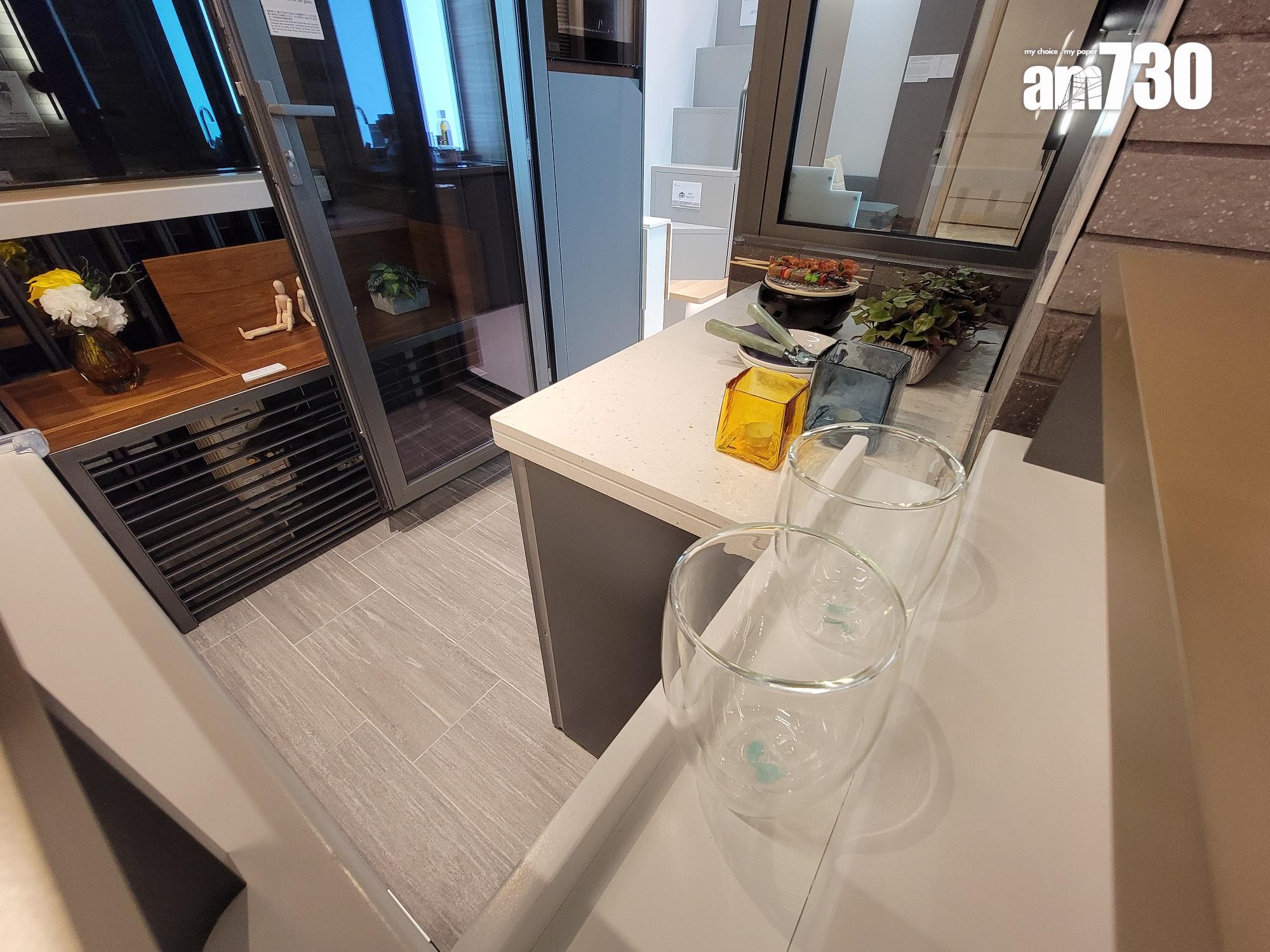 長沙灣新盤|連方I開放式戶示位 232方呎閣樓設計 分隔休息與活動區