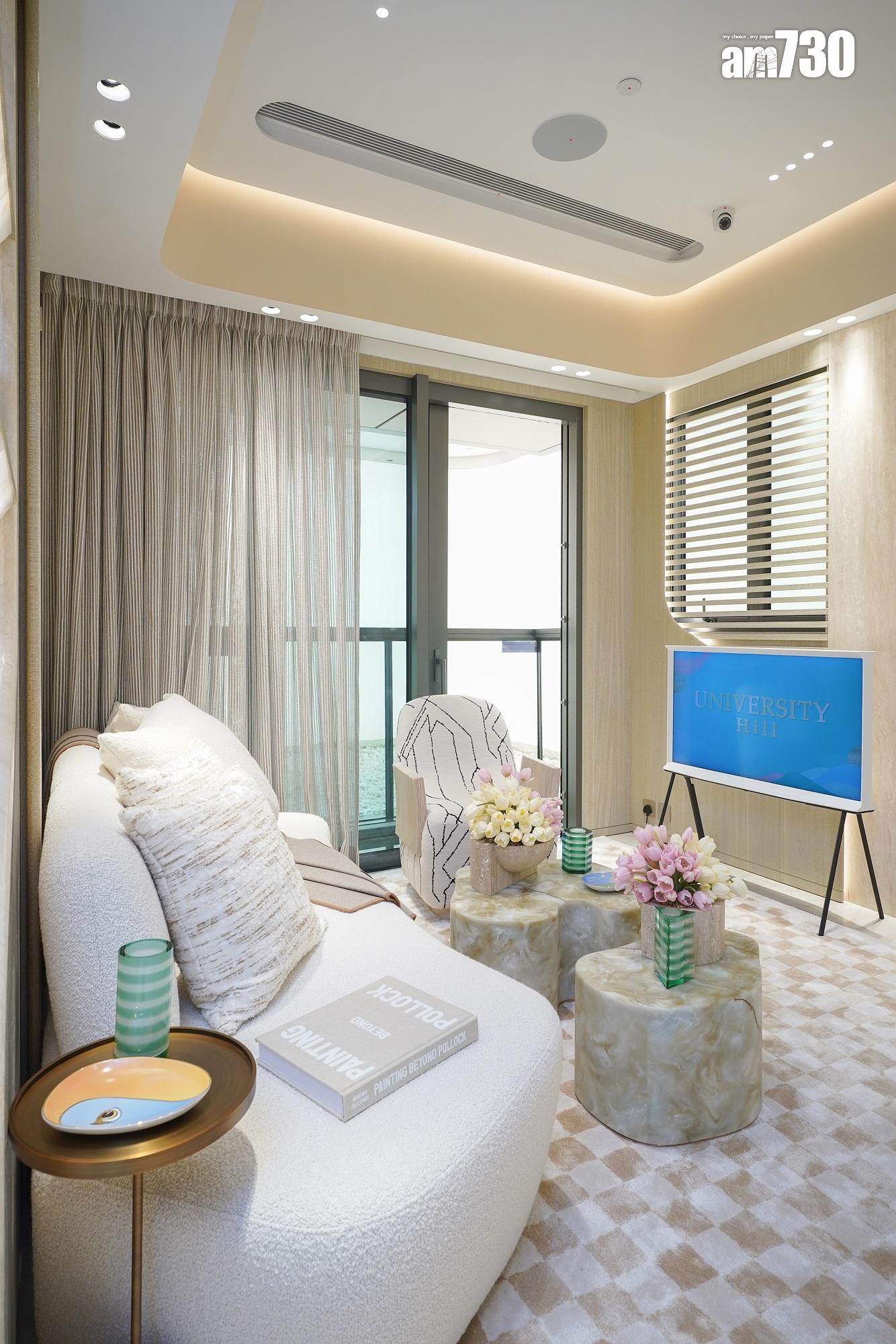 白石角新盤|Silicon Hill第1期770方呎三房套示位 柔和色調展現家的感覺