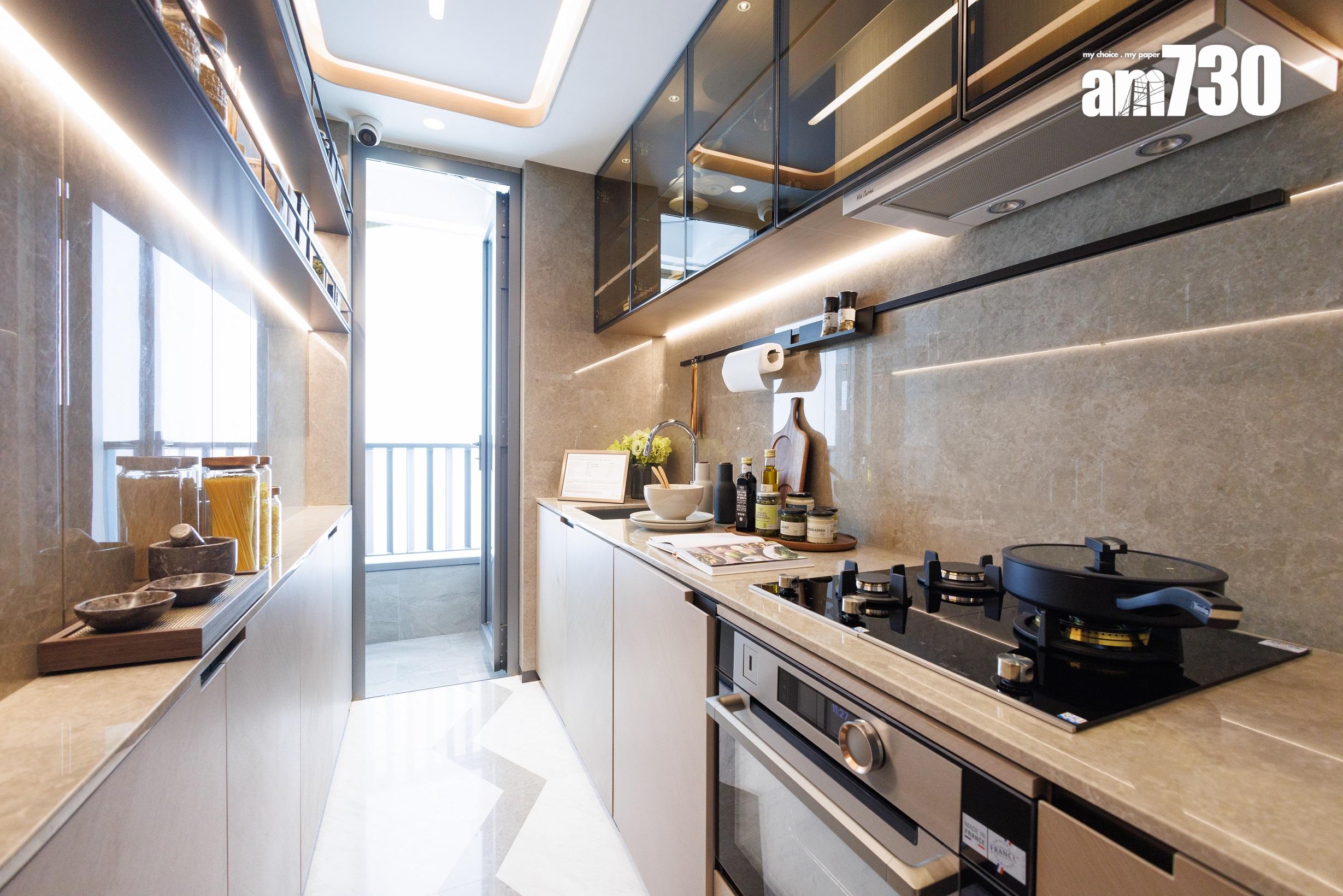 油塘新盤|朗譽578方呎兩房連儲物室示位 時尚型格設計 打造多功能空間