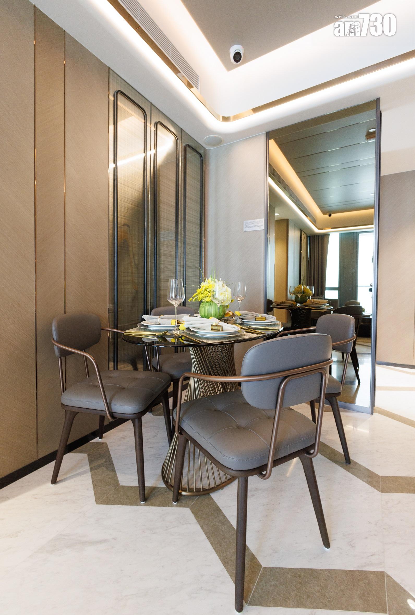 油塘新盤|朗譽578方呎兩房連儲物室示位 時尚型格設計 打造多功能空間