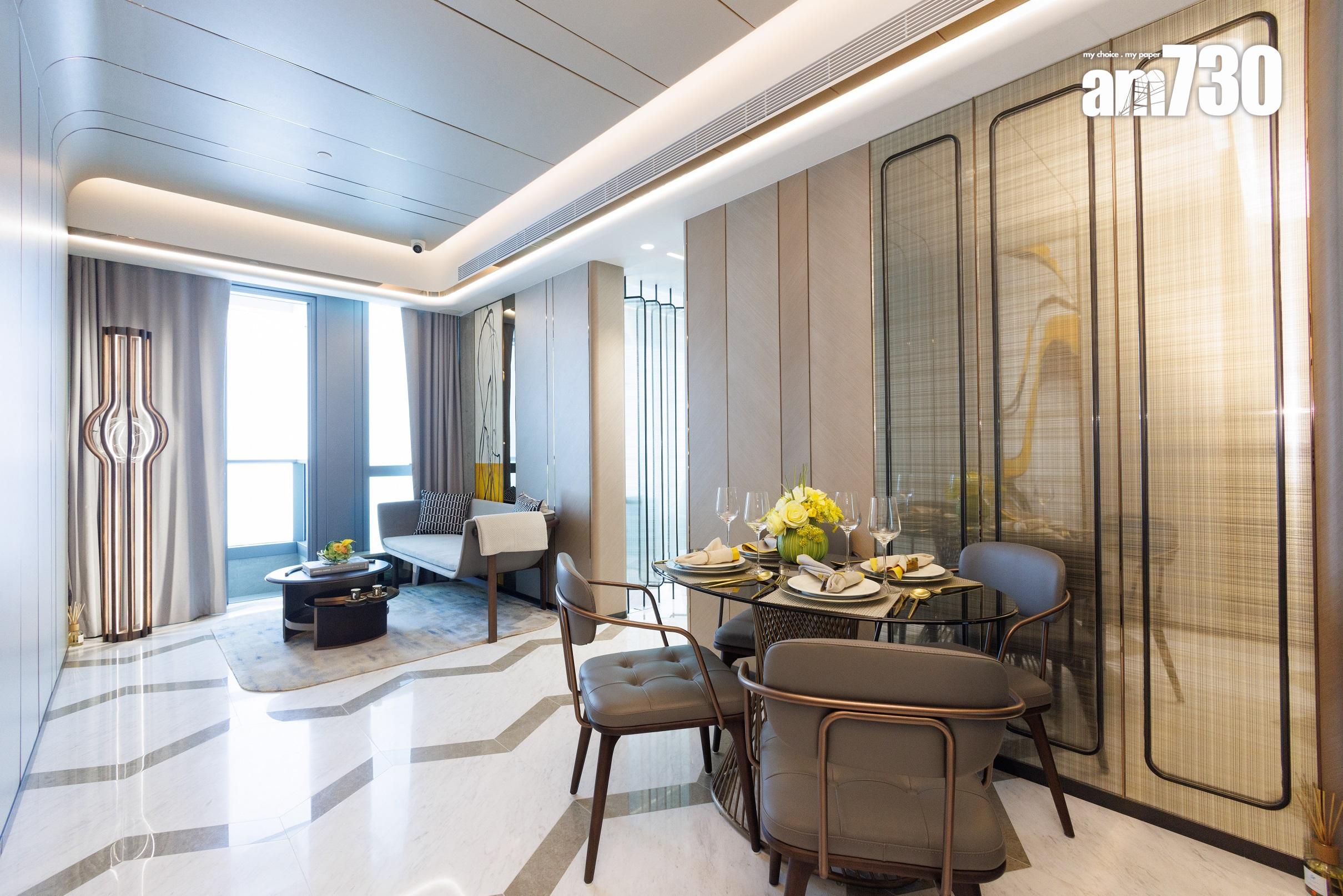 油塘新盤|朗譽578方呎兩房連儲物室示位 時尚型格設計 打造多功能空間